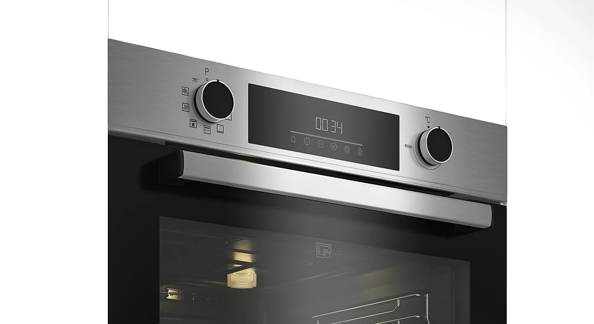 Horno Beko 72 L Inox Display Pirolítico