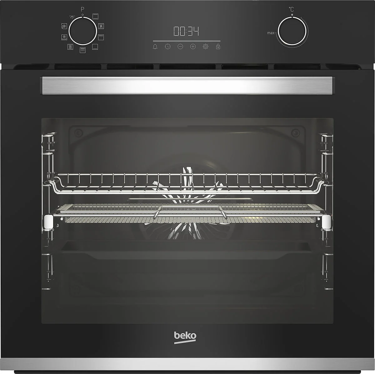 Horno Beko AirFry 72 L Negro Pirolítico 3300 W Clase A+