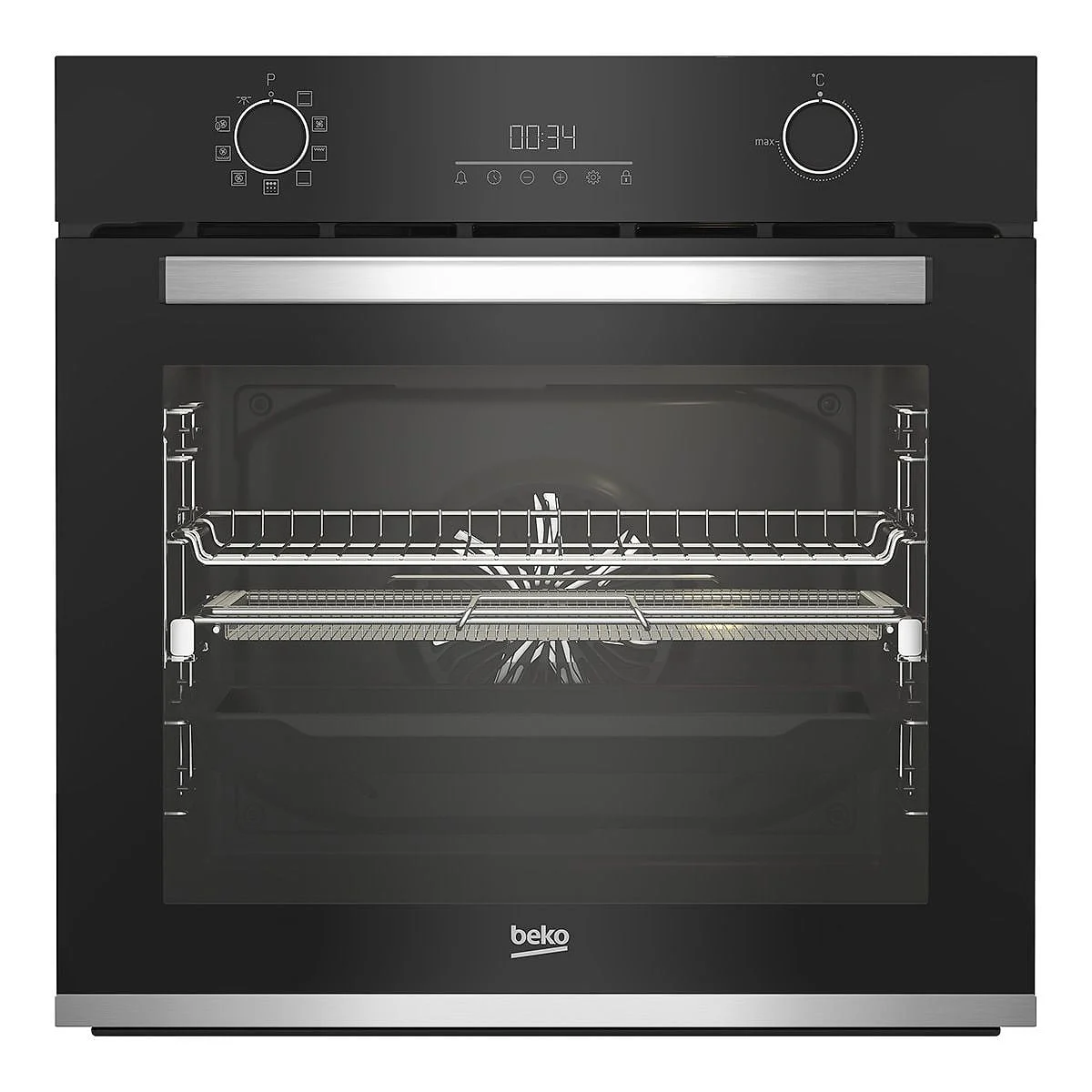 Horno Beko AirFry 72 L Negro Pirolítico 3300 W Clase A+