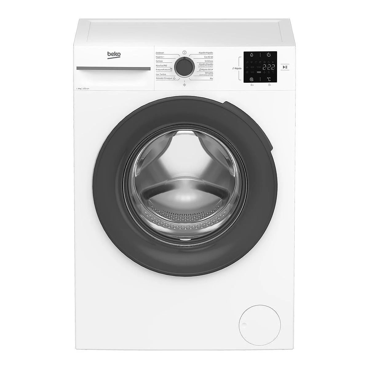 Lavadora Beko 8 Kg 1200 rpm Clase B Blanca