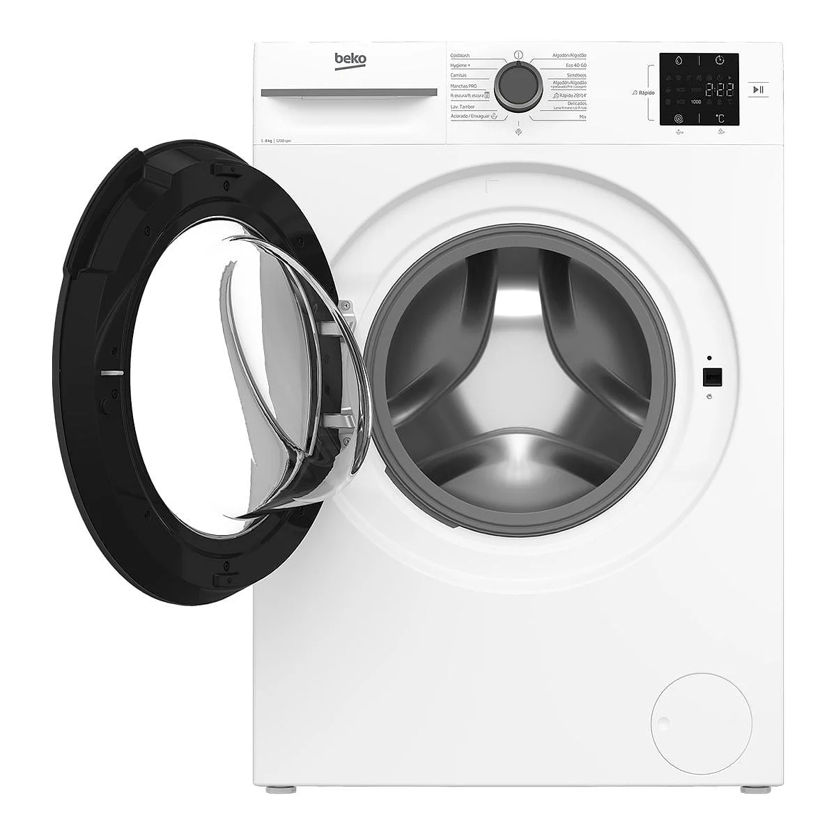 Lavadora Beko 8 Kg 1200 rpm Clase B Blanca