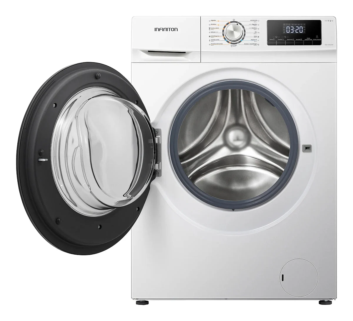 Lavasecadora Infiniton WSD-F8A5DBN 8 Kg 5 Kg 1400 rpm Blanca