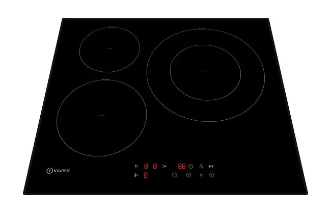 Vitrocerámica Indesit ISF13Q60 NE 7200 W 3 Zonas Negra
