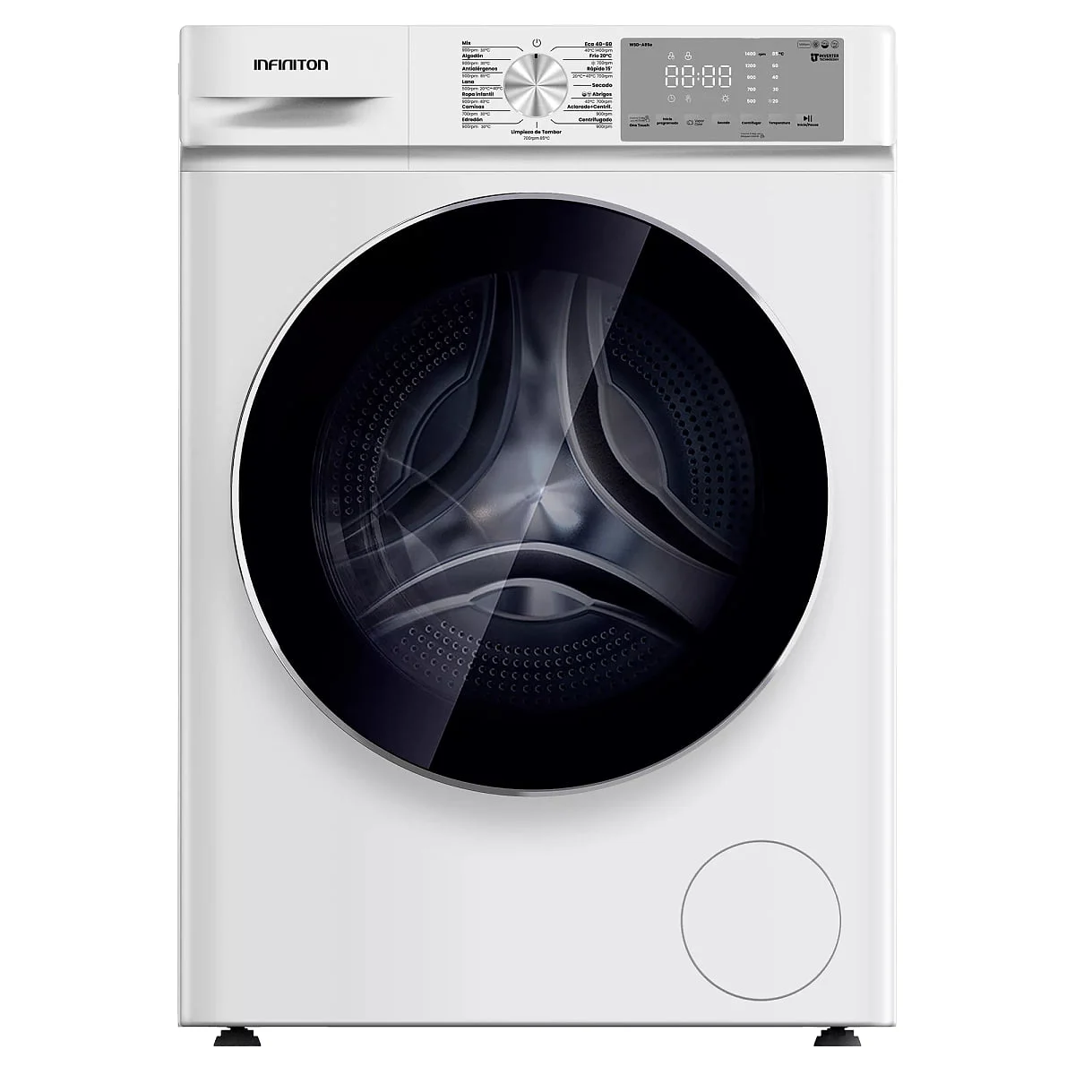 Lavadora Infiniton WSD-A85E 8 Kg 1400 rpm Clase A/D