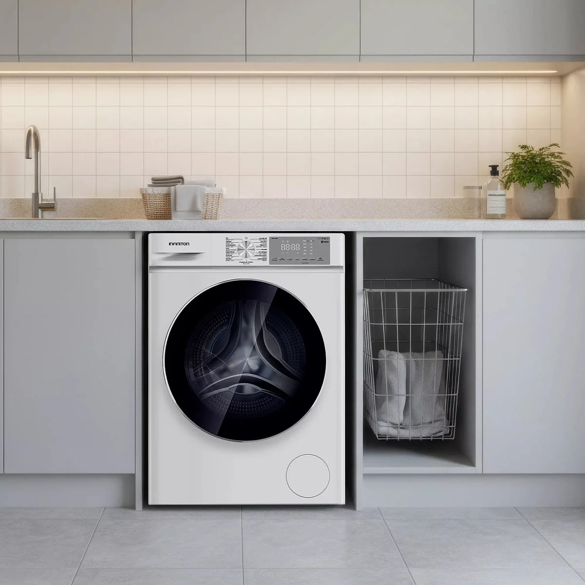 Lavadora Infiniton WSD-A85E 8 Kg 1400 rpm Clase A/D