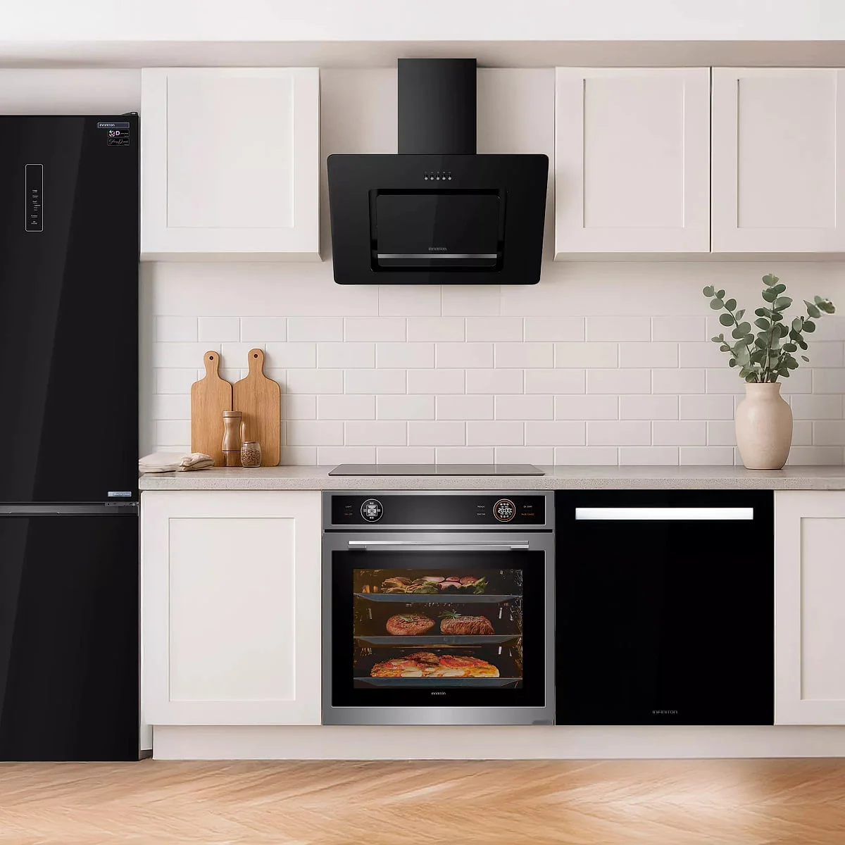 Campana Cristal Infiniton CMPTRAL-SG60 60 cm Negra