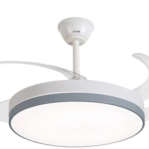 Ventilador techo HTW VT-63CF 4 Aspas Retráctiles 6 Velocidades Blanco