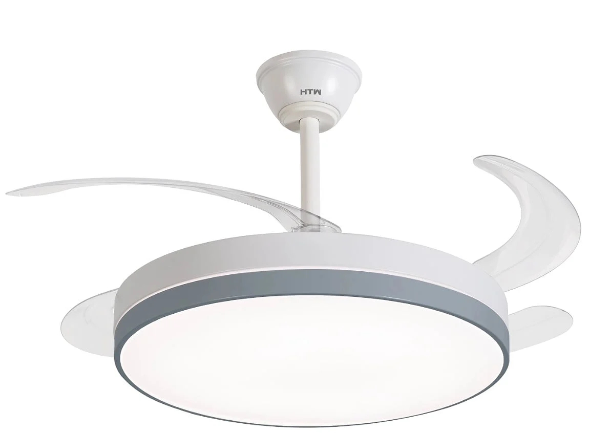 Ventilador techo HTW VT-63CF 4 Aspas Retráctiles 6 Velocidades Blanco