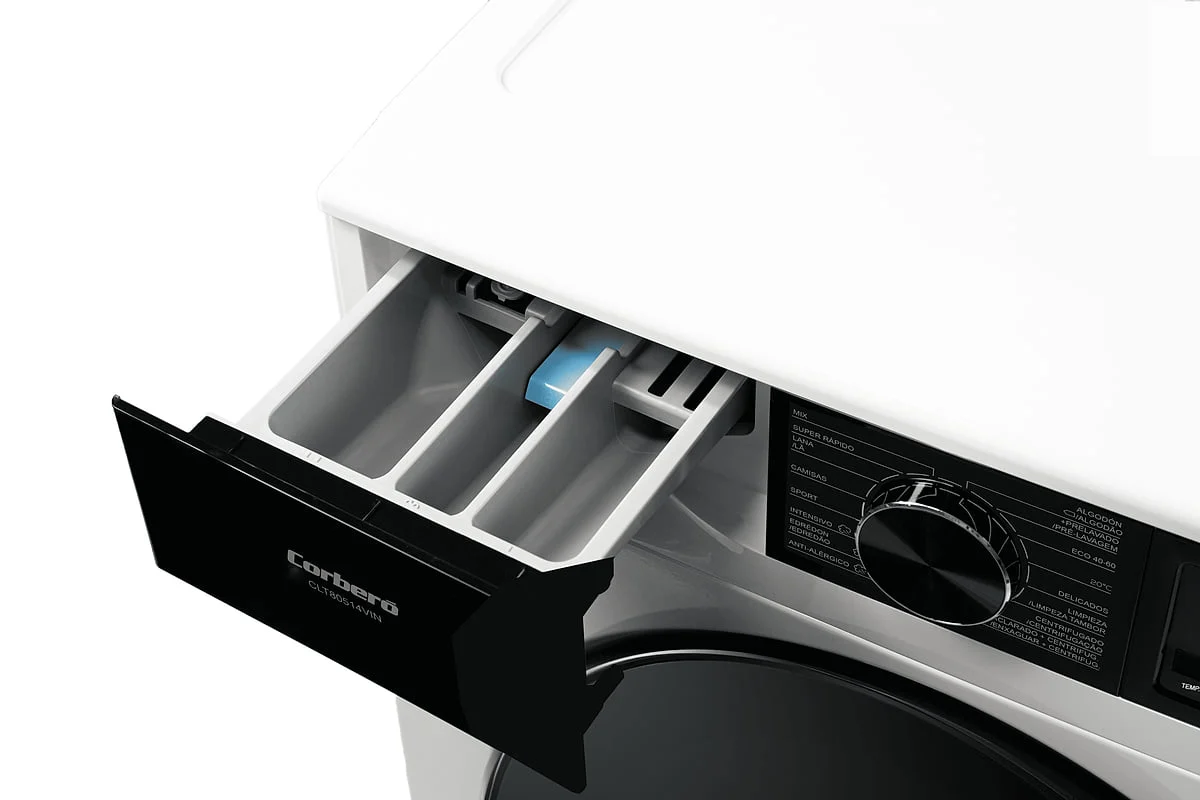 Lavadora Corbero 8 Kg 1400 RPM Clase A -10% Inverter