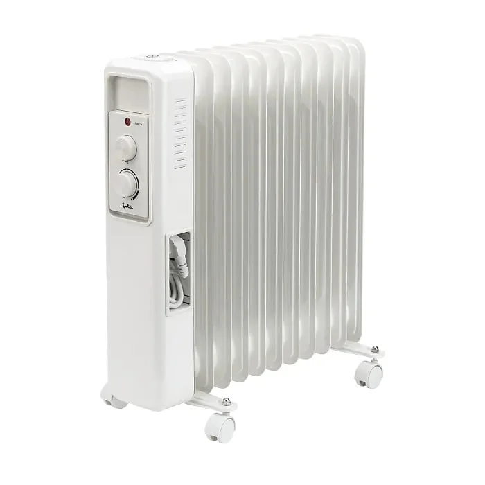 Radiador de aceite Jata JCRA2511 2500 W 11 Elementos Blanco