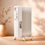 Radiador de Aceite Jata JCRA2507 1500 W 7 Elementos Blanco
