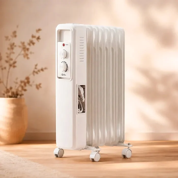 Radiador de Aceite Jata JCRA2507 1500 W 7 Elementos Blanco