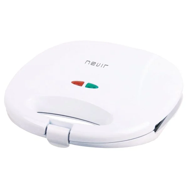 Sandwichera Nevir NVR-9483SM 2 Cavidades 750W Blanca