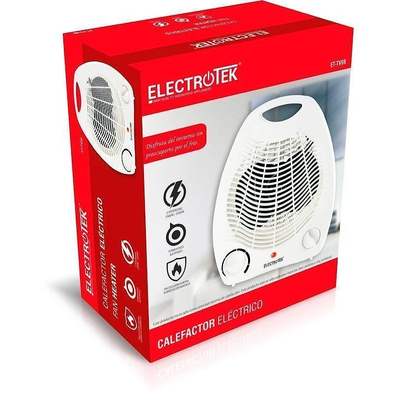 Termoventilador Electrotek ET-TV06 2000W 2 Ajustes de Temperatura