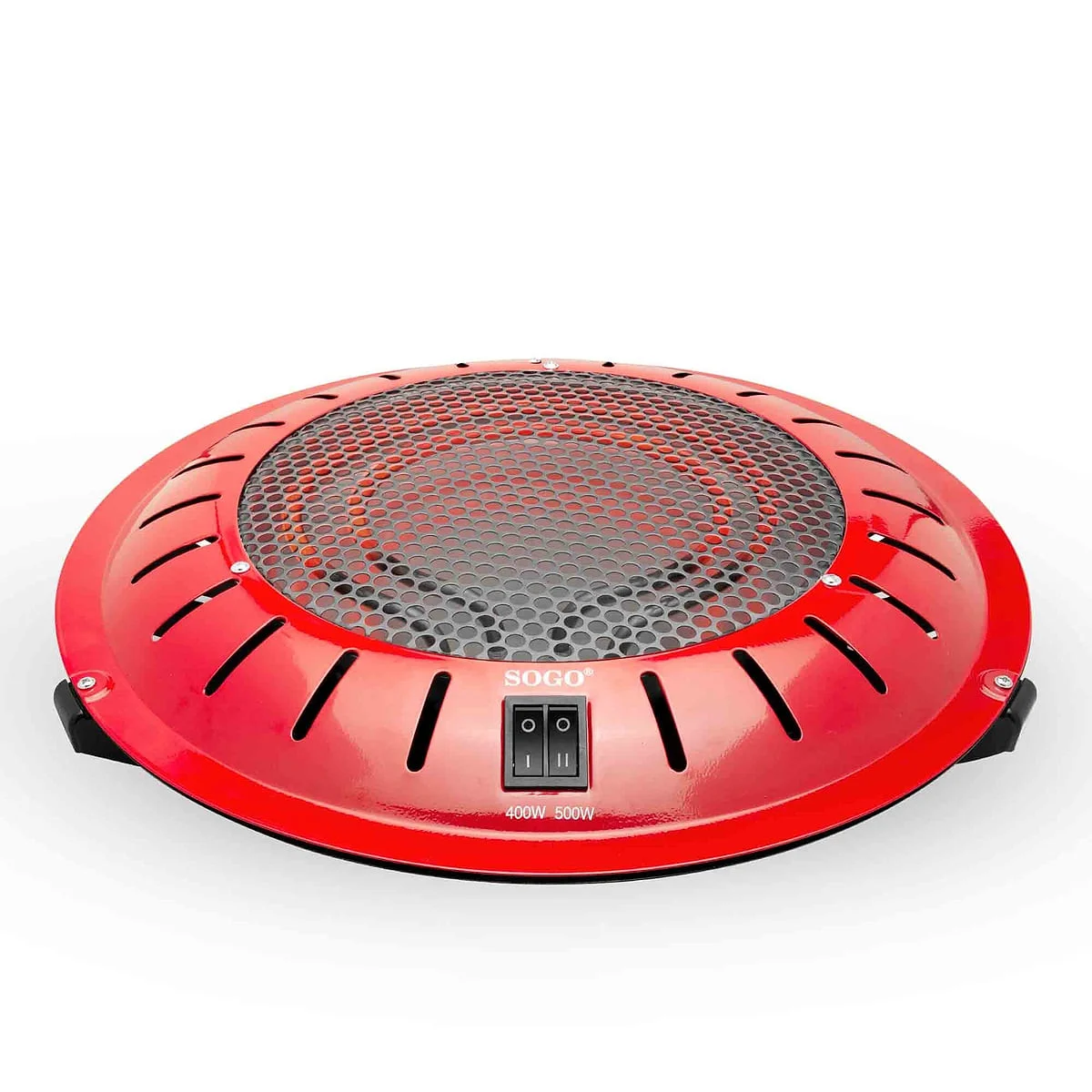 Brasero Sogo Eléctrico 900W Rojo Portátil