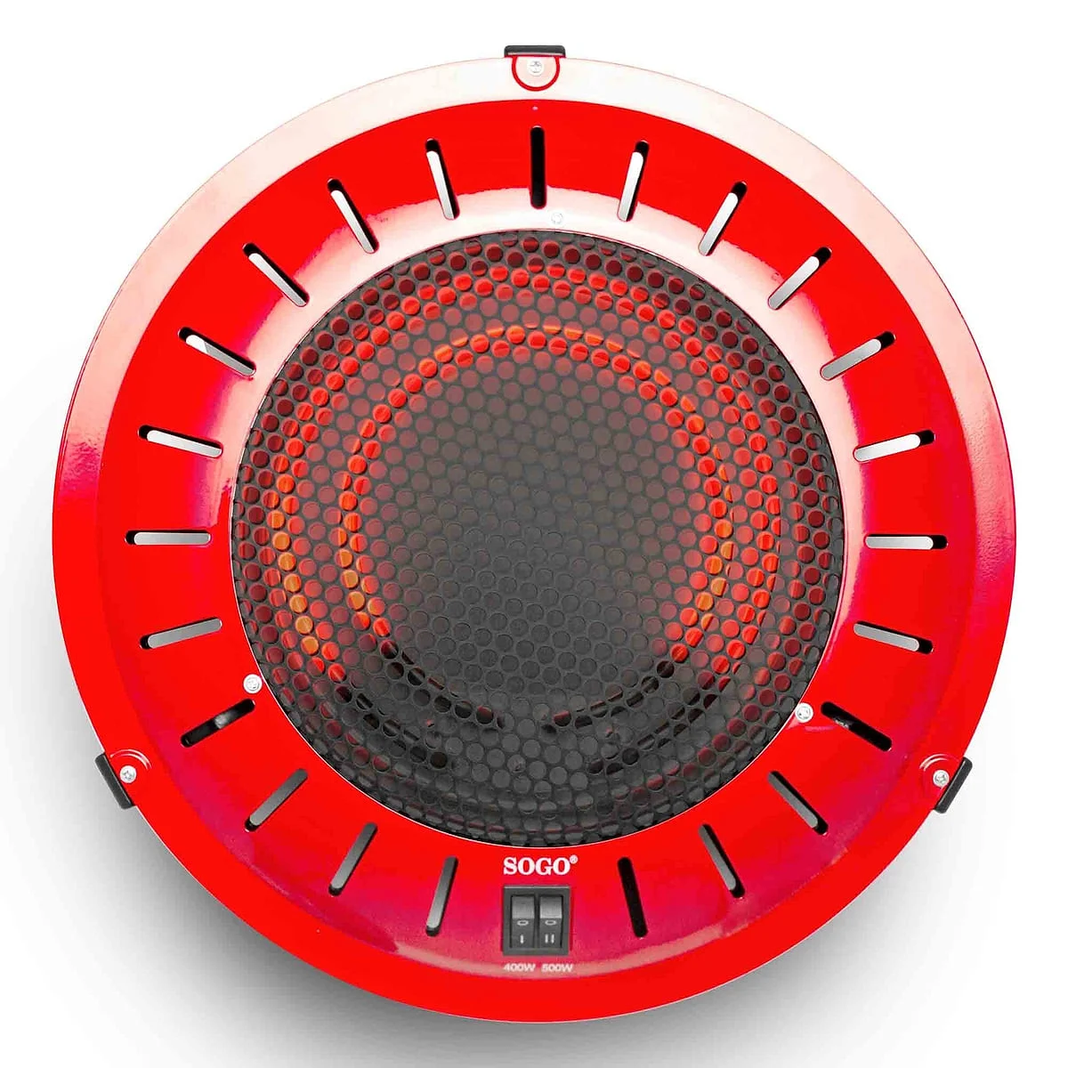 Brasero Sogo Eléctrico 900W Rojo Portátil