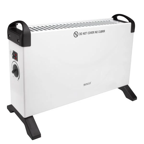 Convector Sogo Eléctrico 2000W 3 Niveles Blanco Portátil