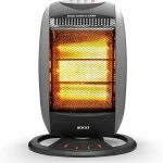 Estufa Alógena Sogo SS-18226 Giratoria 3 Tubos Cuarzo 1200W
