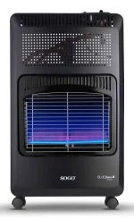 Estufa Catalítica Sogo LLAMA AZUL 3500W Gas GLP Negra