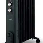 Radiador de aceite Sogo 11 elementos 2500W Negro