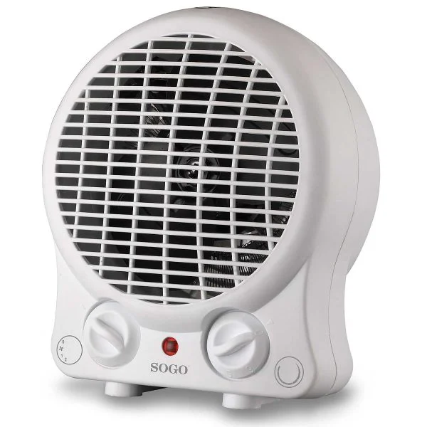 Termoventilador Sogo Redondo 2000W 4 Velocidades Protección Sobrecalentamiento