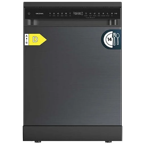 Lavavajillas Cecotec Bolero Aguazero 6205 Dark 15 Servicios Clase D Inox