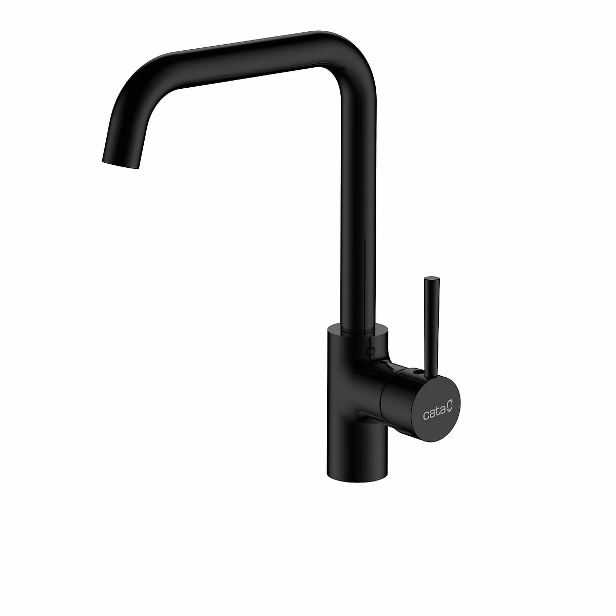 Grifo fregadero Cata BSA NEGRO Monomando Caño Alto Giratorio 360°