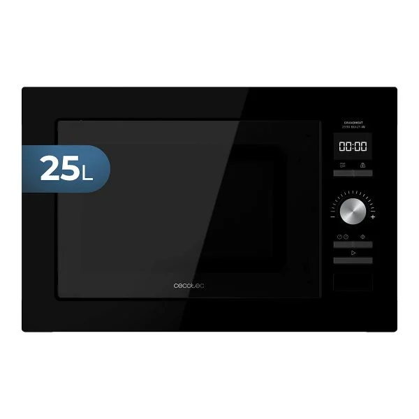 Microondas integrable Cecotec GrandHeat 2590 25 L 900 W Grill Negro