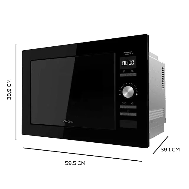 Microondas integrable Cecotec GrandHeat 2590 25 L 900 W Grill Negro
