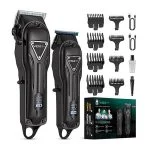 Set cortapelos y barbero VGR V051-298BLK Inalámbrico Negro Mate