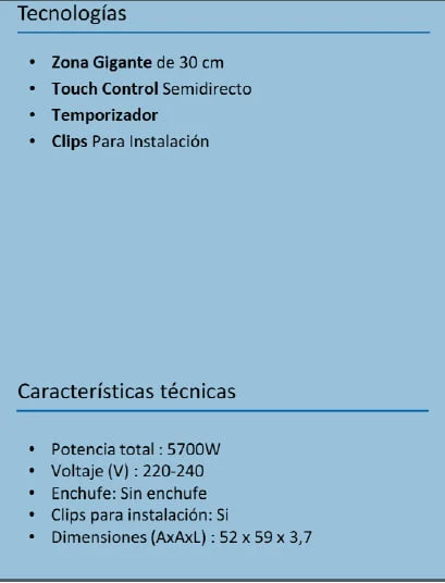Vitrocerámica Indesit 3 F 30 cm 5700W