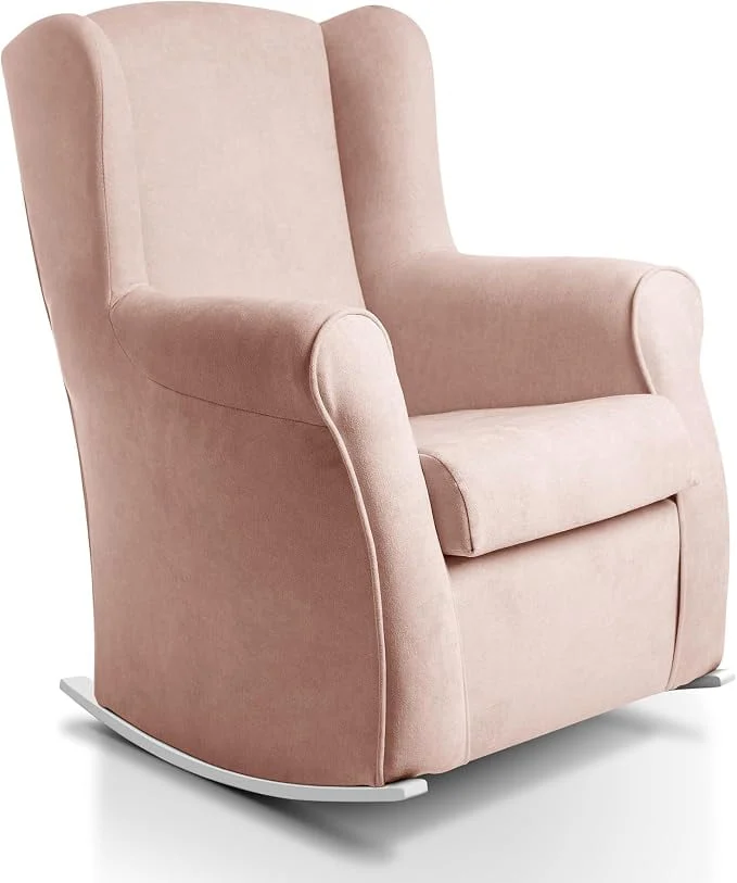 Butaca Mercedora Rosa 102x69x85 Patín Blanco