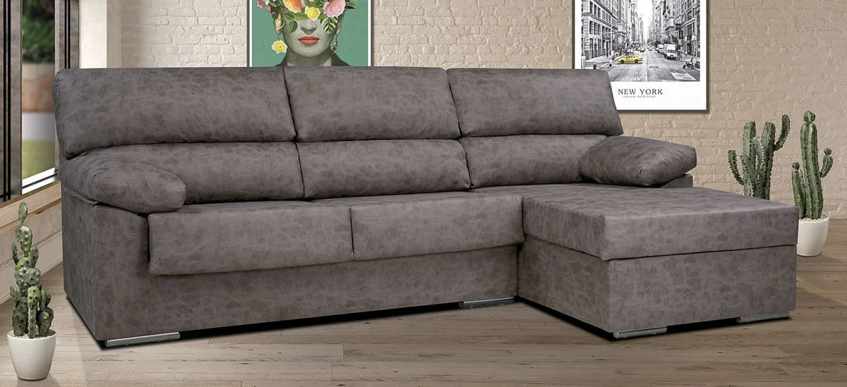 Chaiselongue Ruben Derecha Magnol Cemento Mull