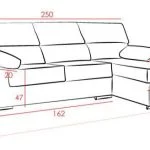 Chaiselongue Ruben Izquierda Magnol Cemento Mull