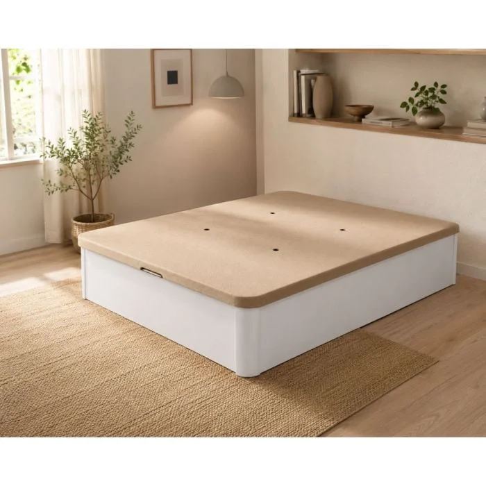 CANAPE DE MADEREA CM-0110-ECO 135X190 BLANCO