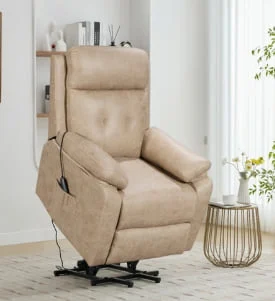 Sillón Relax con Power Lift Crema