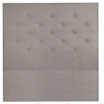 CABECERO MATRIMONIO 160X120 PLATA ROMBO