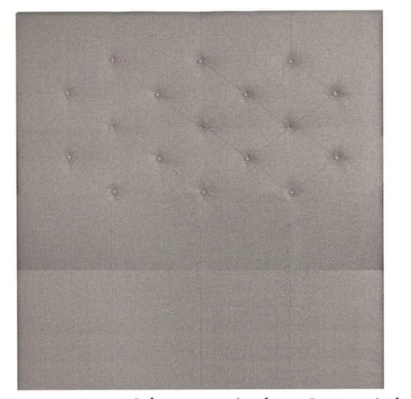 CABECERO MATRIMONIO 160X120 PLATA ROMBO