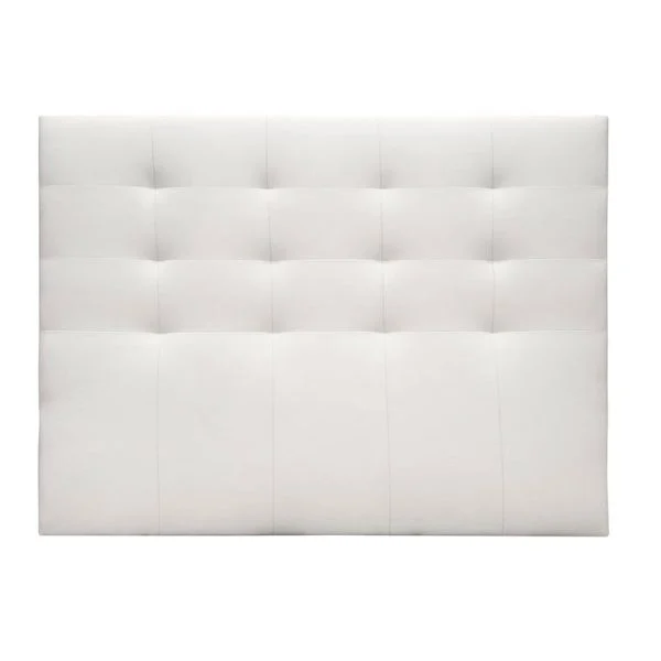 Cabecero Polipiel Tirana Blanco 160x120cm