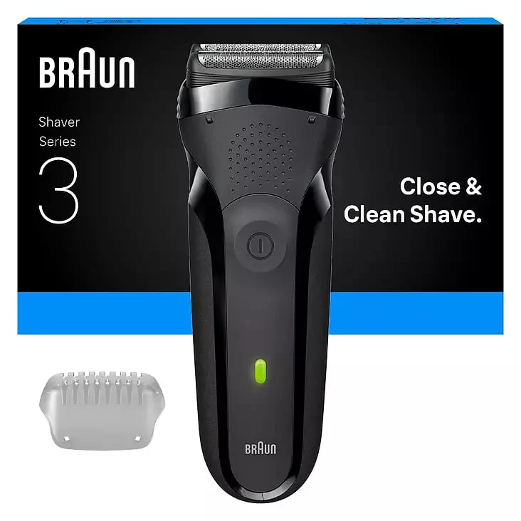 Afeitadora Baun Series 3 300S Black 2 Cuchillas Recargable