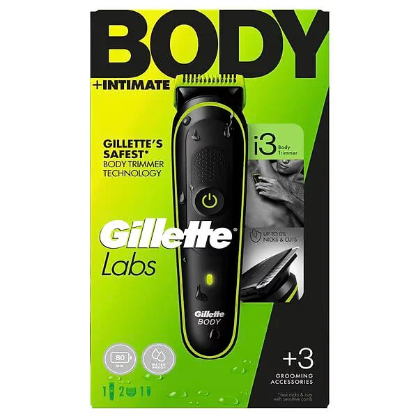 Afeitadora corporal Gillette Body I3 Wet&Dry 2 peines