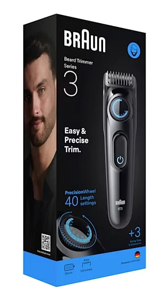 Barbero Braun Series 3 BT 3520 2 Peines para Barba