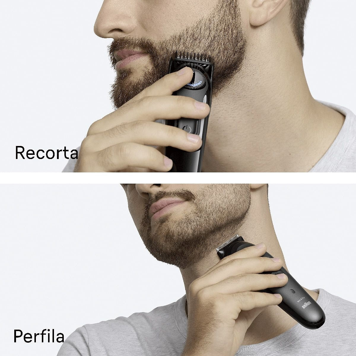 Barbero Braun Series 3 BT 3520 2 Peines para Barba