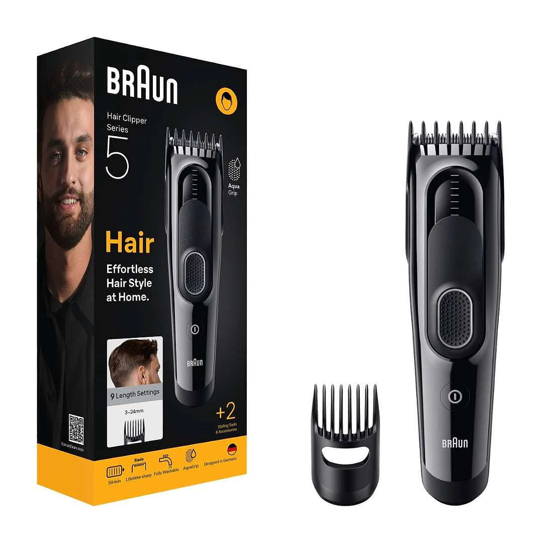 Corta pelos Braun Serie 5 HC5510 9 longitudes 50 min Negro