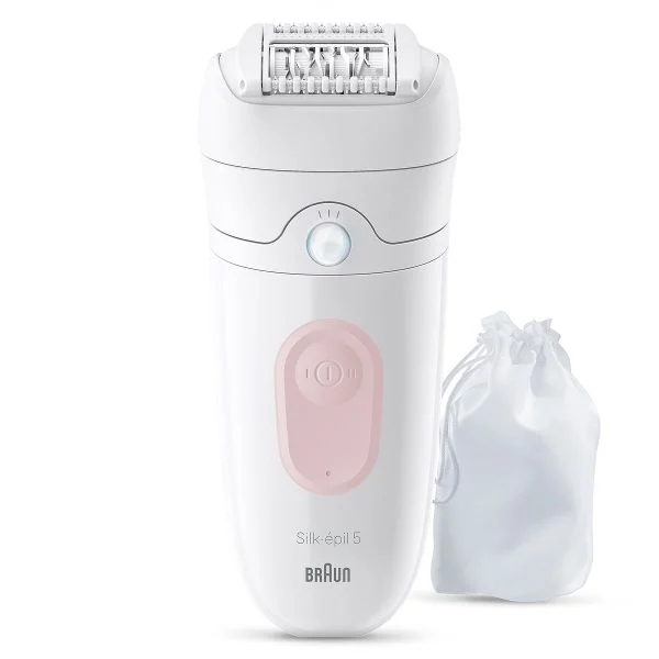 Depiladora Braun Serie 5 Silk Epil 5 28 Pinzas Lavable Blanco