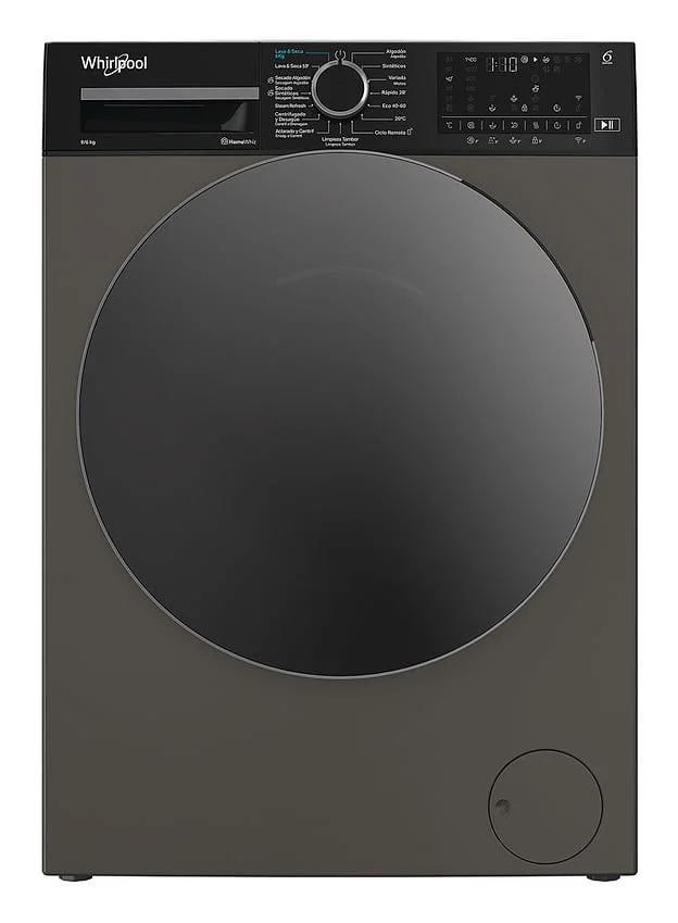 Lavadora Whirlpool LAVADORA SECADORA 9 KG + 6 KG 1400 RPM Clase A+D Metalico