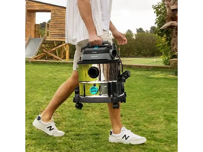Aspirador Cecotec Solidos y Líquidos Metal Steel Max 20 L 1400 W