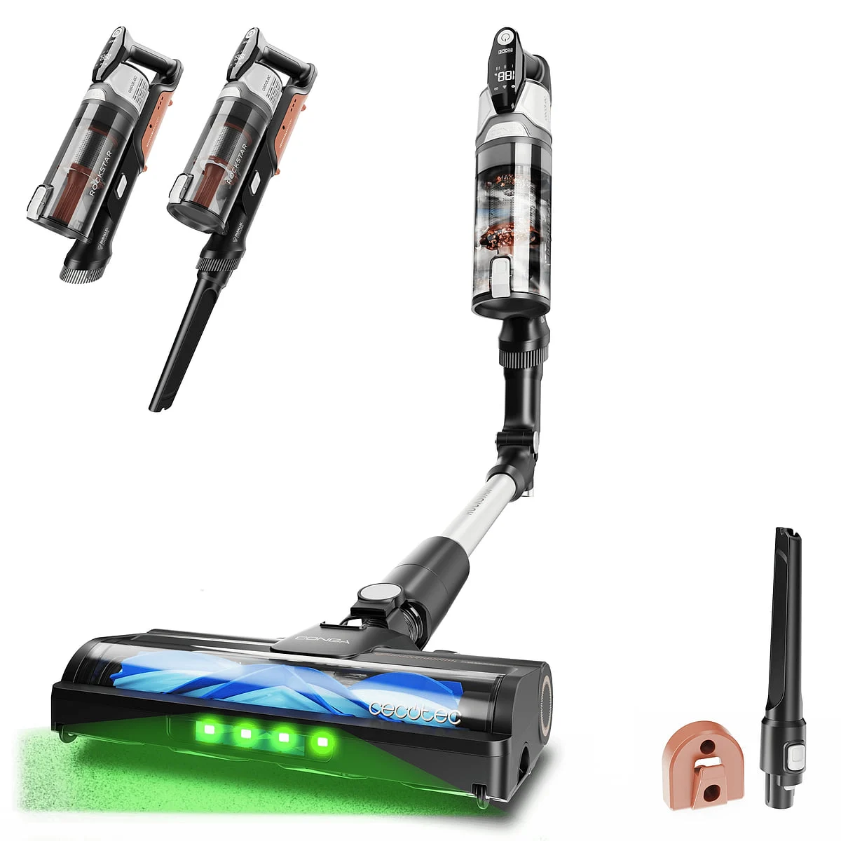 Aspirador vertical Cecotec Conga Rockstar S30 240 W 80 AW