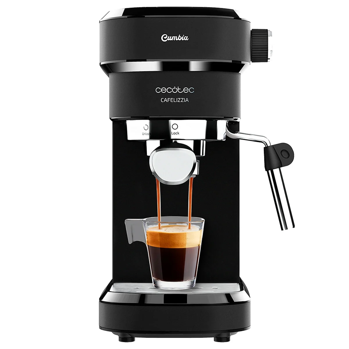 Cafetera Cecotec Cafelizzia 790 Negra 20 Bares 1,2 L Vaporizador