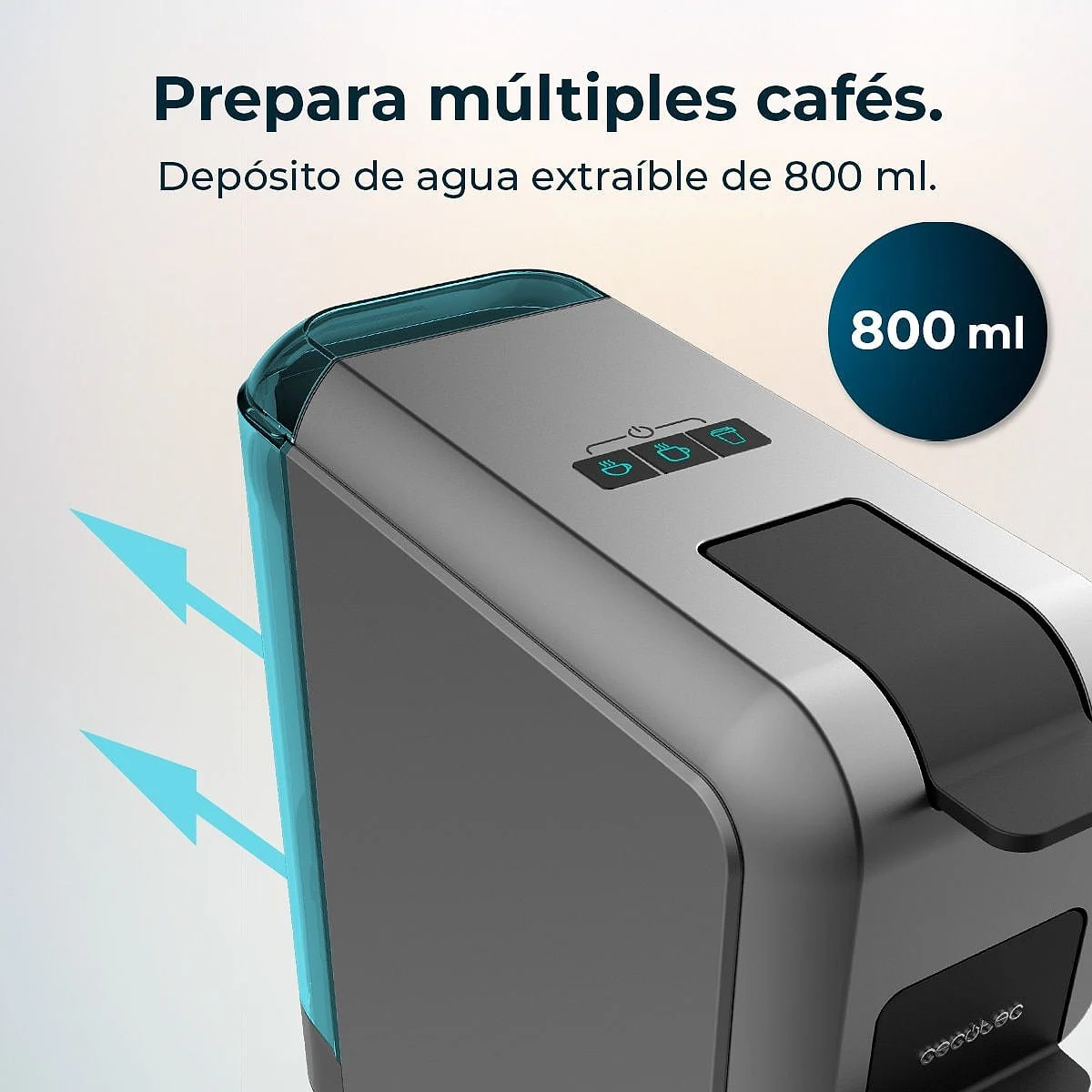 Cafetera Cecotec FreeStyle Compact 4 en 1 1350 W 20 bares Negra